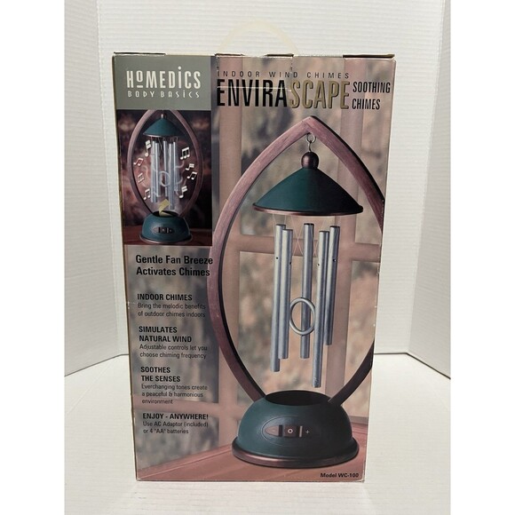 Homedics WC-100 Indoor Wind Chimes Envirascape Tranquil Chimes 2002 - NEW IN BOX - Picture 3 of 9